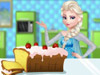 Эльза готовит торт