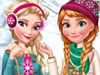 Анна и Эльза: Зимние наряды